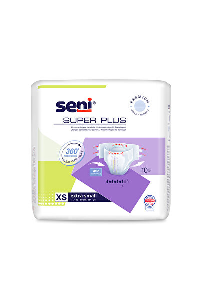 Seni Scutece pentru adulți Super Plus XS, Absorbție 1800 ml, 10 buc
