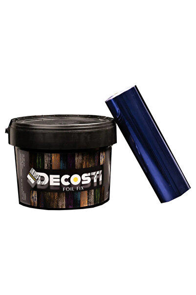 Decosti Transfer foil kit, various colors - 25 sqm + 2 kg adhesive (Blue)