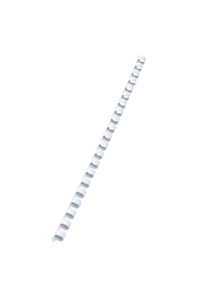 GBC Inel de legare din plastic 10 mm, alb, pentru 65 de coli, pachet de 100