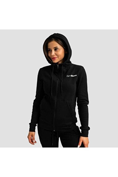 GymBeam Women‘s Limitless Zip Up Hoodie Black