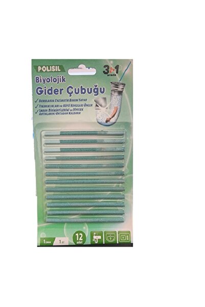 Polisil Biyolojik Gider Çubuğu 12 adet