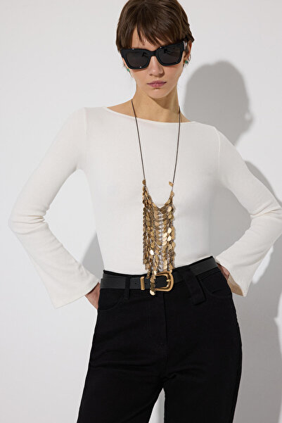 Touché Privé ΒΑΜΒΑΚΙΝΟ ΚΟΡΜΙΝΟ ΦΟΡΜΑΡΙΖΕΜΕΝΟ ΜΕ ΛΑΙΜΟΚΟΨΗ ΚΑΪΚΙ