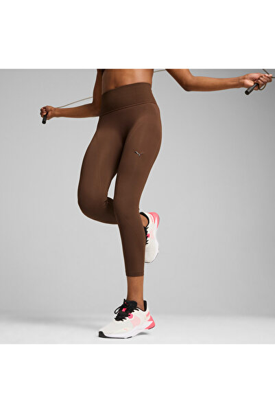 Puma Womens SHAPELUXE Seamless Tights - Brown