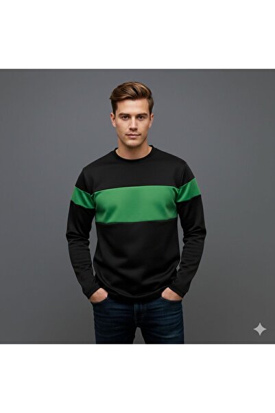 one2tex Scuba Fabric Lycra Sweatshirt Slimfit Fit with Crew Neck