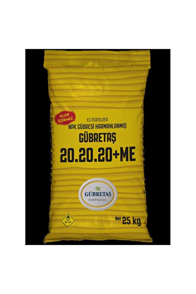 GÜBRETAŞ 20.20.20 + ME - 25 KG