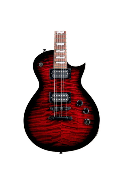 ESP LTD LEC256QMSTBCSB EC-256QM See Thru Black Cherry Sunburst | Koyu Kiraz Rengi Göz Alıcı Cila
