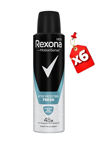 Rexona Deodorant spray 150ml pentru bărbați, protecție activă, prospețime x6
