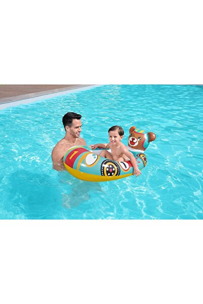 Mıncır Toys Neşeli Dostlar Yengeç Figürlü Şişme Bot | Bebek & Çocuk Deniz Botu