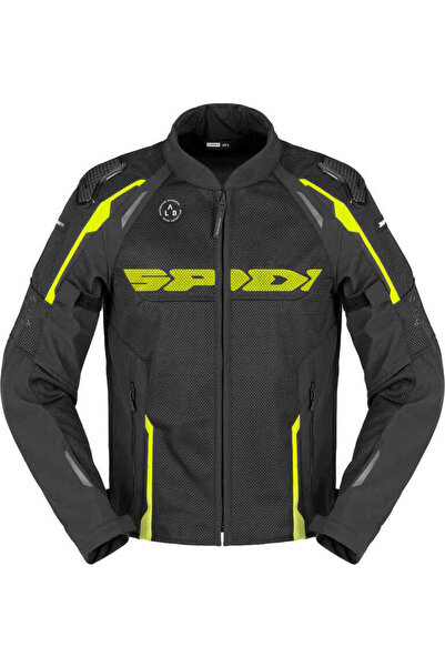 Spidi RACE WARRIOR 2 NET YAZLIK CEKET SIYAH SARI