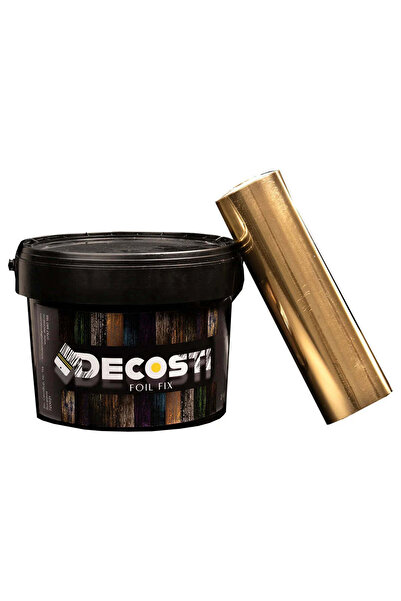 Decosti Transfer foil kit, various colors - 25 sqm + 2 kg adhesive (Gold)