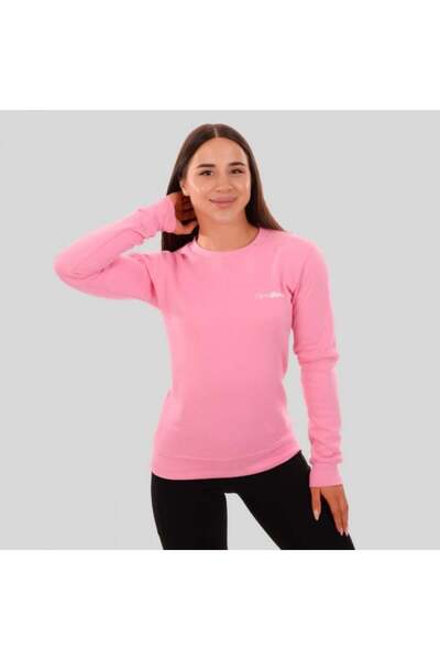 GymBeam Pulover simplu pentru femei, roz pal