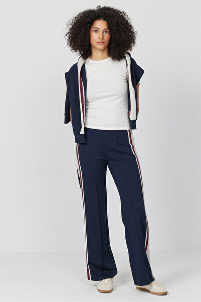 PAULMARK Women's Sweatpants with Front Stitching Detail