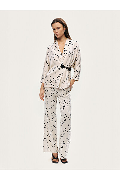 Nocturne Kemer Detaylı Puantiyeli Ceket