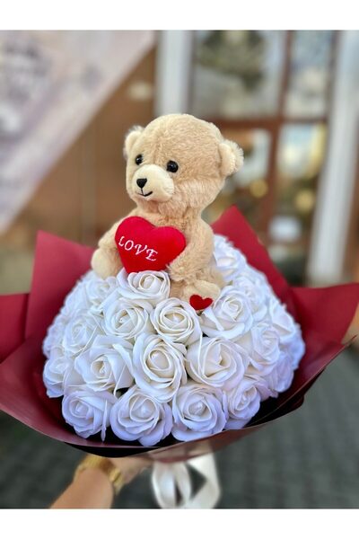 Buchetezie Buchet Cadou Femei Buchet Romantic cu Trandafiri de Săpun