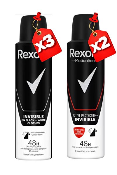 Rexona Део спрей 150 мл за мъже Invisible Active Protection X2 + Invisible B&...