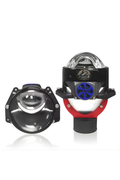 STS Oto Aksesuar 3 İnç Led Bi-LED Extreme Lazer Projektör W60 SERİES Çift Ref...