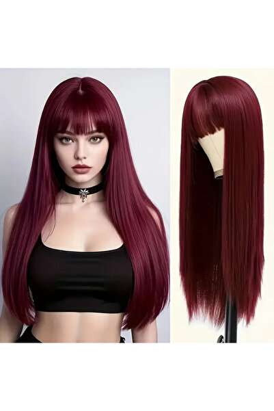 aura peruk Medikal cilt görünüme sahip kızıl perçemli modelimiz