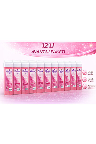 Platonik Roll-On Ağda 12 Li Avantaj Paketi Pudralı