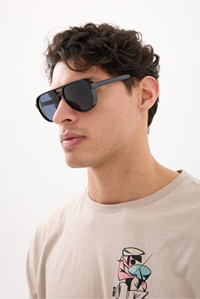 Chunky Frame Asmen Men's Unisex Polarized High Quality Ultra Light Black Sung...