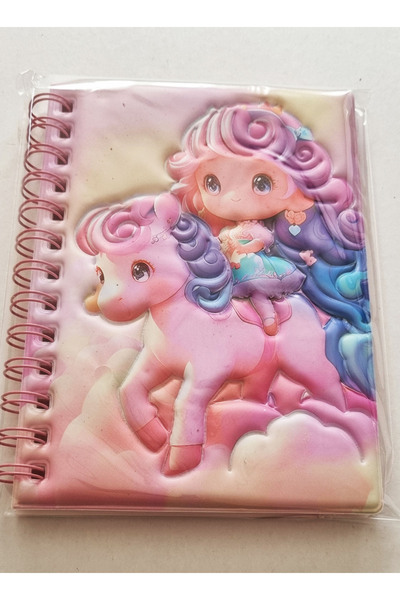 Modellino Copertă moale în relief cu spirală 13x18cm Jurnal de amintiri color...