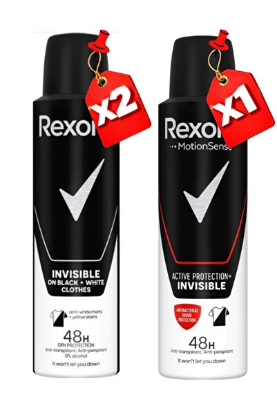 Rexona Deodorant spray 150ml pentru bărbați Protecție activă invizibilă x1 + ...