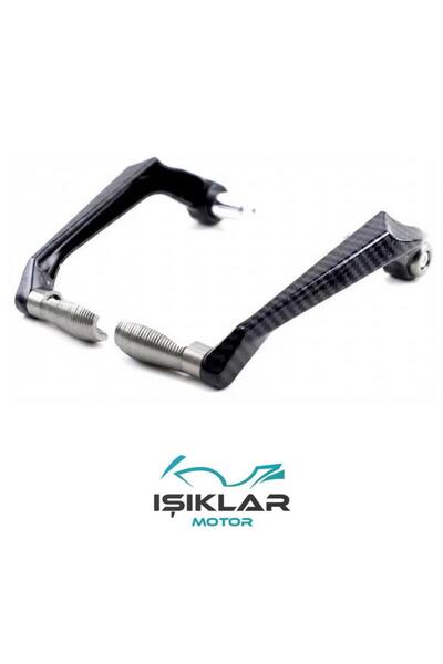 Hsb Bajaj Pulsar 200 NS Manet Koruma Karbon Detaylı Gümüş Renk-IMK061