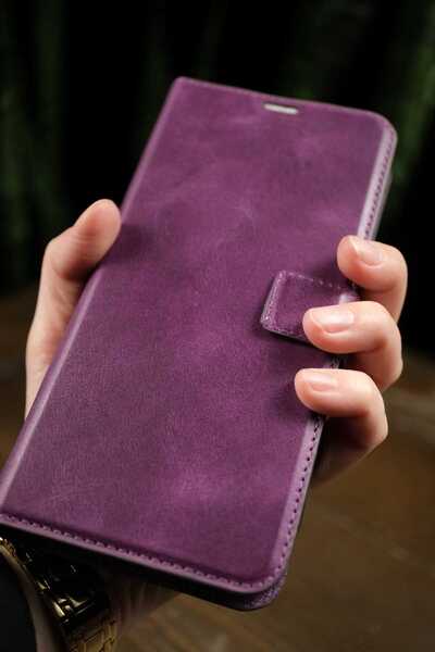 Tılsım Tekno Oppo A6 Pro Genuine Leather Wallet Cover Quality Luxury Case