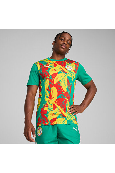Puma Mens Senegal 2025 Pre-match Jersey Top - Green