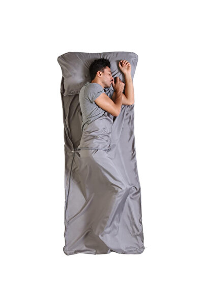 Tough Outfitters Ultralight cotton travel sleeping bag bedding, 94 x 216 cm, ...