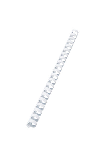 GBC Пластмасов пръстен за подвързване 16 мм бял за 125 листа 100 броя/опаковка