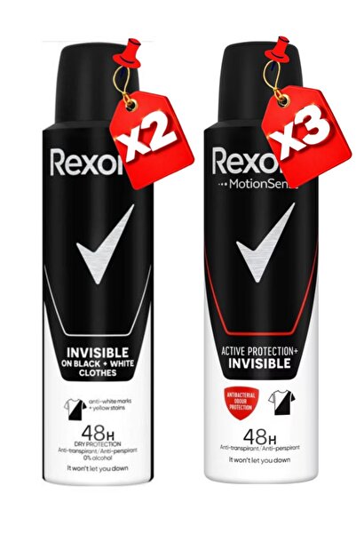 Rexona Део спрей 150 мл за мъже Invisible Active Protection X3 + Invisible B&...