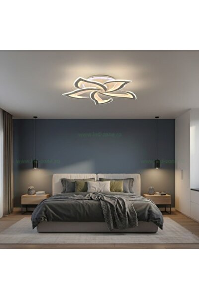 LEDZONE LED Chandelier 146W, 3 RGB Functions, Dimmable with Remote Control, W...