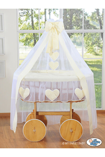 Other Coș Moise cu baldachin Deluxe - Amelie Cream