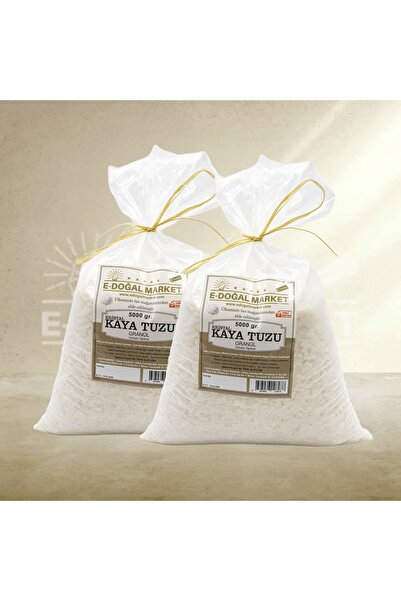 edogalmarket (İRİ) Kristal Kaya Tuzu Sofrada Öğütmelik Granül