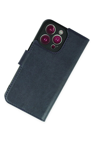 POYRAZ MARKET حافظة Newface لهاتف آيفون 14 برو تريند S بلس - أزرق داكن