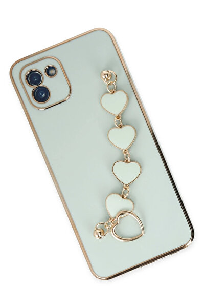 ZEMİRA HOME جراب Newface لهاتف سامسونج جالاكسي A03 مصنوع من السيليكون - أخضر ...