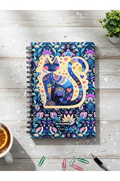 Bam Agenda vorbitoare cu design Mystic Cat