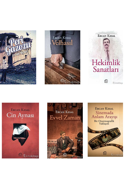 İletişim Yayınları ERCAN KESAL 6 KİTAP MUHTEŞEM SET+KRAFT DEFTER HEDİYE(VELHA...