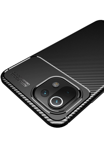 ZEMİRA HOME حافظة نيو فيس لهاتف Xiaomi Mi 11 Lite بتصميم كربوني بتركيز تلقائي...