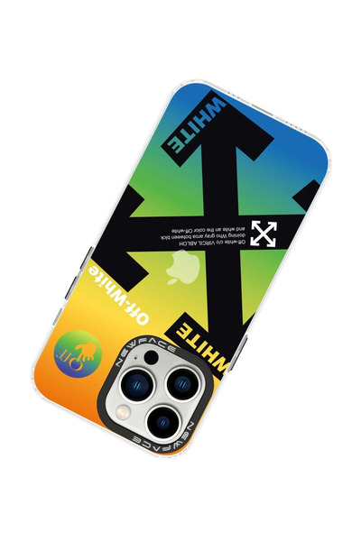 FREEDOM STOREE نيوفايس حافظة ايفون 13 برو غطاء منقوش استوريل - استوريل - 5