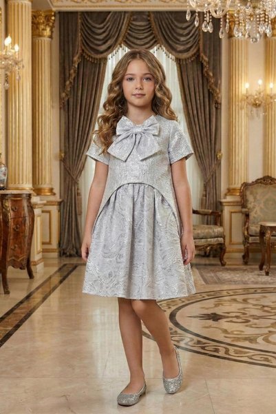 HÇ Hülya Çelik KİDSWEAR 2018 Kız Çocuk Abiye Elbise