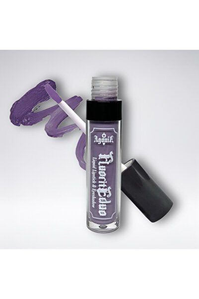 Agonia Fluorite Lila Mat Likit Ruj & Far — Vegan İçerikli — 6ml