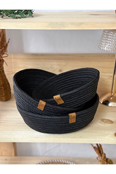 VELLORA HOME 3-Piece Basket Set, Multi-Purpose Basket, Bathroom and Kitchen O...