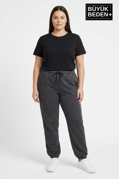 Superlife Women's Plus Size Elastic Leg Two Thread Comfortable Fit Slim Sweat...