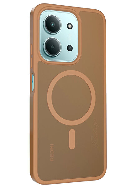 FREEDOM STOREE غطاء جوكو Xiaomi Redmi 15C 4G Jota Magsafe - تيتانيوم صحراوي
