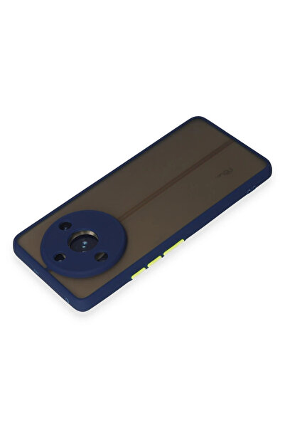 ZEMİRA HOME حافظة نيو فيس ريلمي 11 برو مونتريال من السيليكون - أزرق داكن