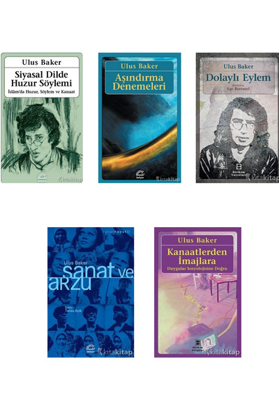 İletişim Yayınları ULUS BAKER 5 KİTAP MUHTEŞEM SET+KRAFT DEFTER HEDİYE(DOLAYL...