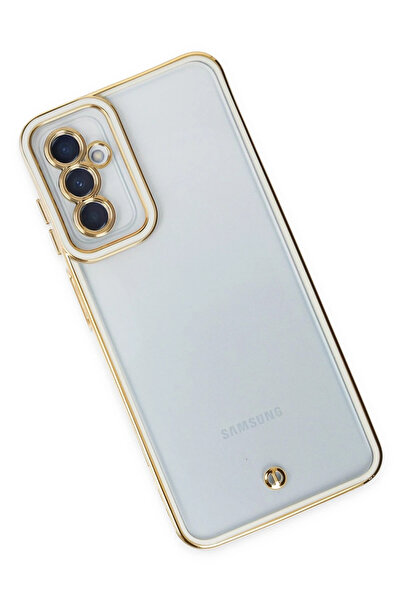 ZEMİRA HOME حافظة نيو فيس لهاتف سامسونج جالاكسي M23 من السيليكون - أبيض