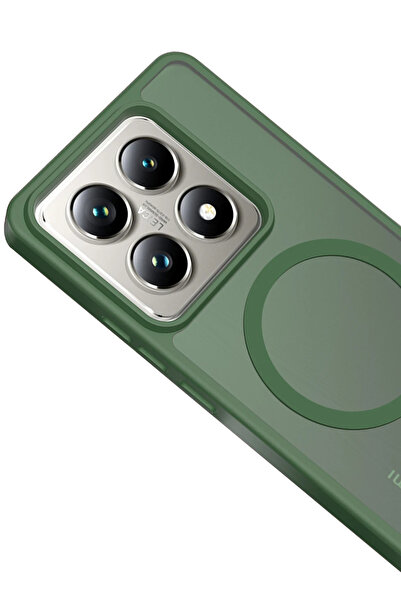 FREEDOM STOREE غطاء جوكو شاومي مي 14 تي برو جوتا ماجسيف - أخضر داكن