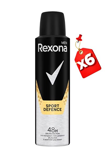 Rexona Motion Sense Men Deodorant Spray Sport Defence 150Ml X6